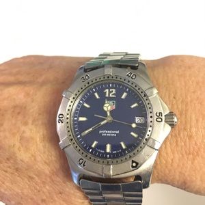 Tag Heur 200 m stainless steel watch